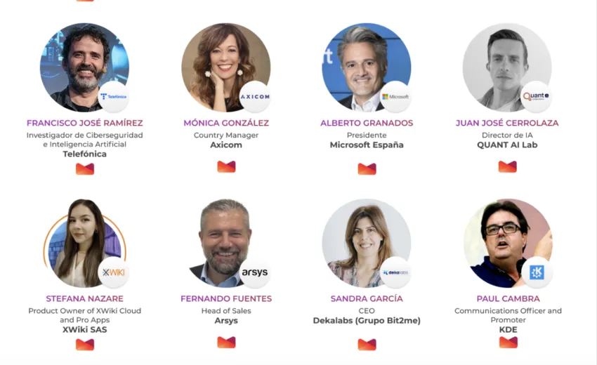 Algunos de los ponente de OpenExpo 2024. 